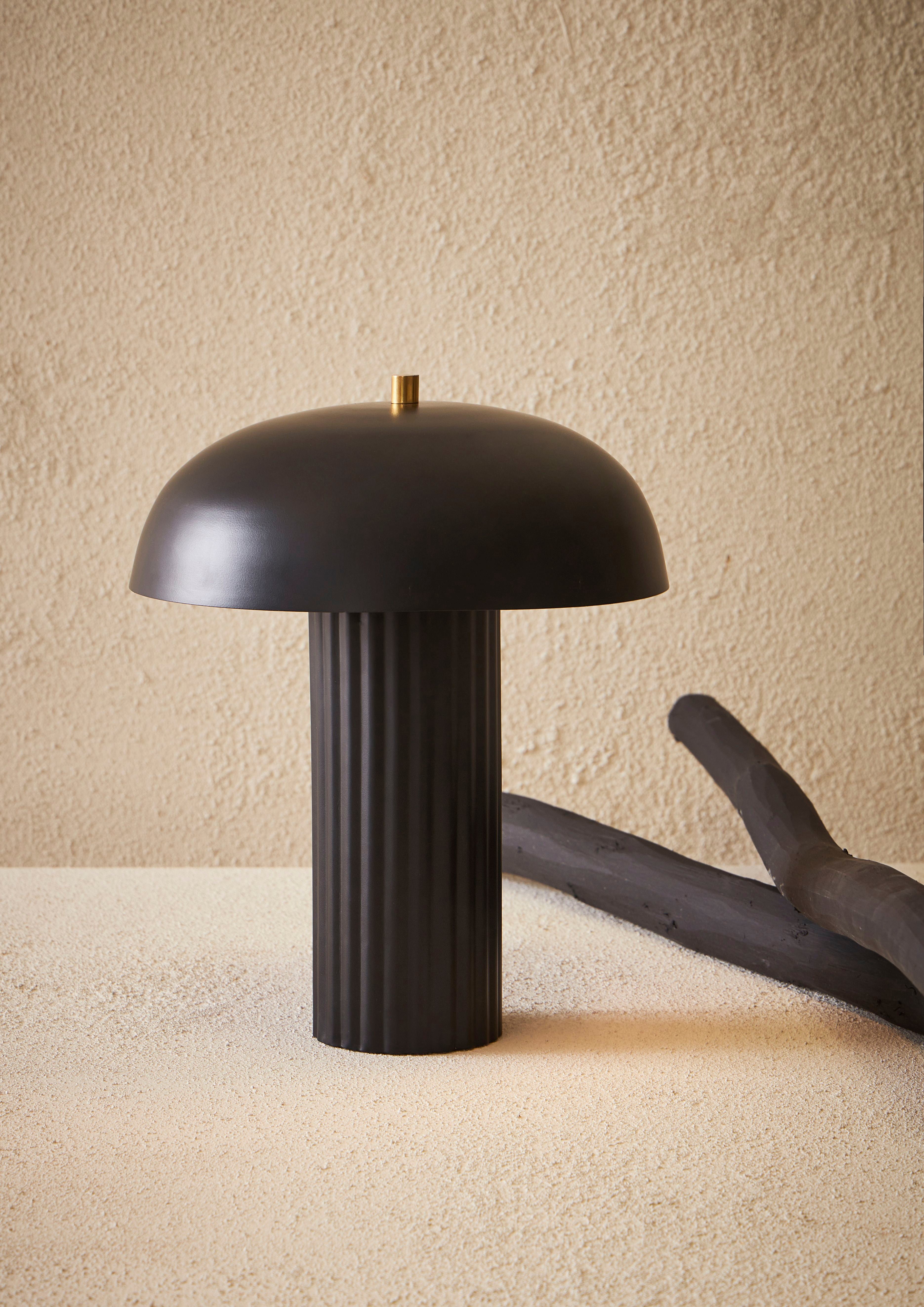Lamp Arty Black D30Xh36Cm-E27-Cable 2M Iron — The Hampton Home Shop