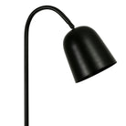 Standard Lamp Courba Black 43X18H149.5 Iron+Marble — The Hampton Home Shop