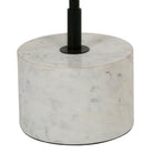 Standard Lamp Courba Black 43X18H149.5 Iron+Marble — The Hampton Home Shop