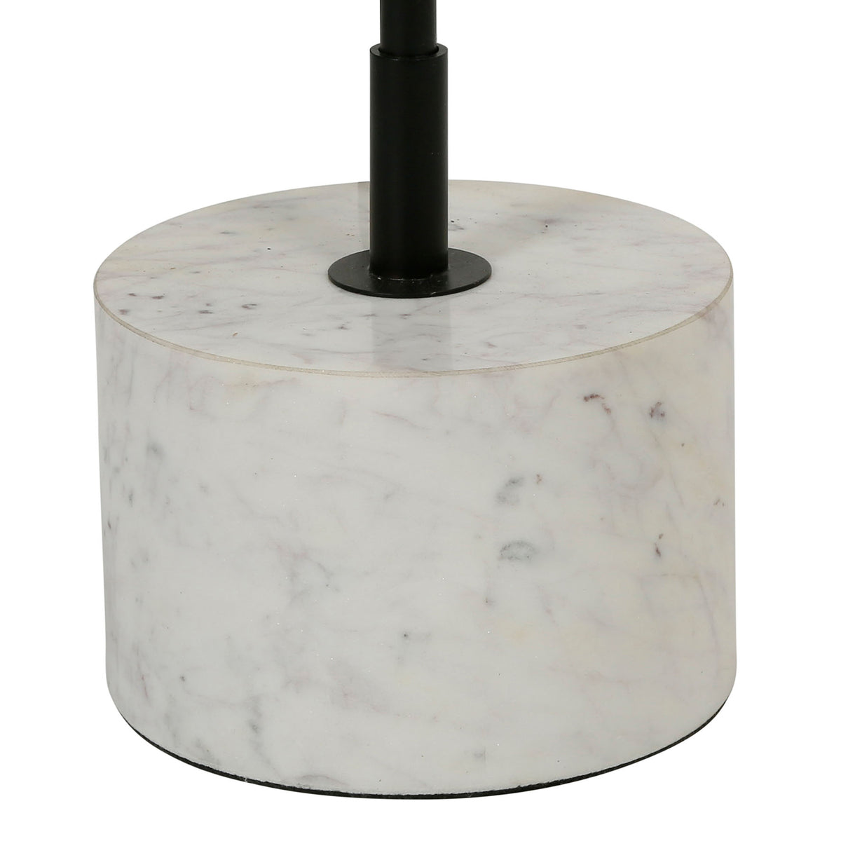 Standard Lamp Courba Black 43X18H149.5 Iron+Marble — The Hampton Home Shop