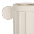 Vase Greeka White 23X13Xh35Cm Stoneware — The Hampton Home Shop
