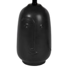 Lamp Figura Black+Grege D23Xh41Cm Ceramic+Cotton — The Hampton Home Shop
