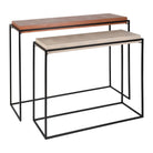 Console X2 Ario Terra+Beig 101X28H80+81X25H71 Iron — The Hampton Home Shop