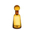 Vase With Stopper Pop'S Amber D12Xh32Cm Glass — The Hampton Home Shop