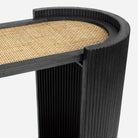 Console Saori Black+Nat 94X35Xh75Cm Rattan+Bamboo — The Hampton Home Shop
