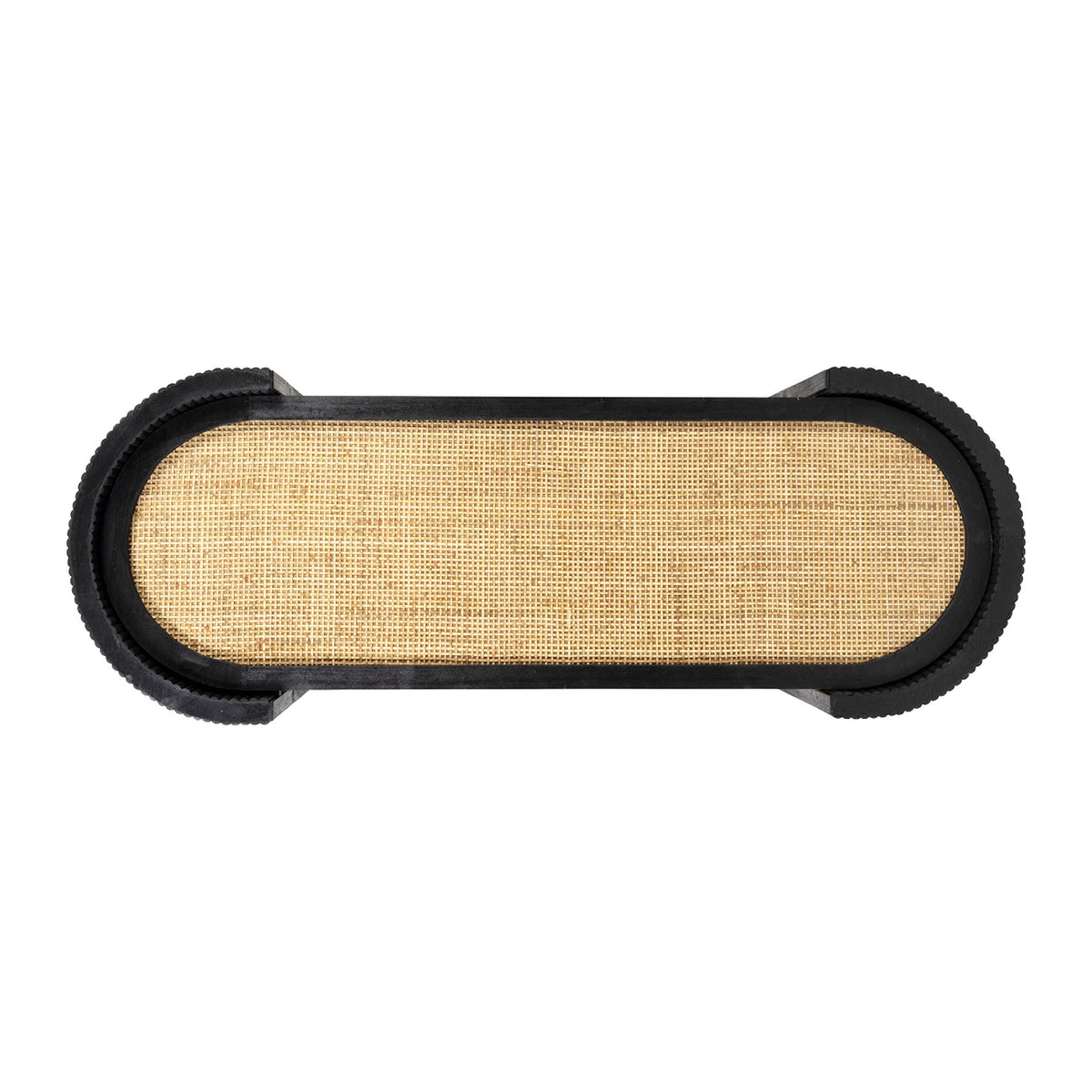 Console Saori Black+Nat 94X35Xh75Cm Rattan+Bamboo — The Hampton Home Shop