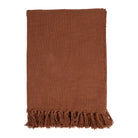 Plaid Allegra Terracotta 170X130Cm Cotton — The Hampton Home Shop