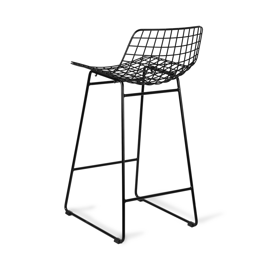 Wire Bar Stool Black — The Hampton Home Shop