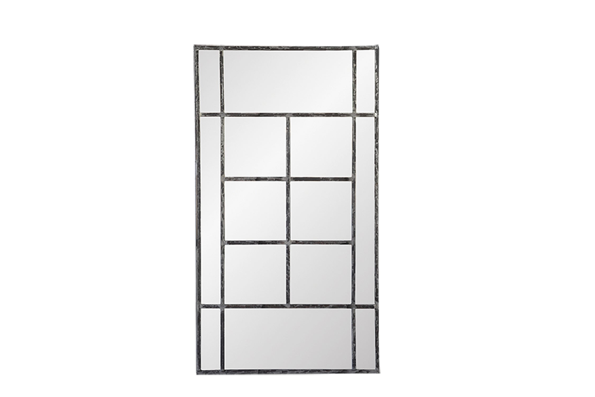 Miror "Lodge" - Dimension : 158x88x2cm- Matter : métal- Finition : brossé — The Hampton Home Shop