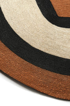 Carpet "Bopop" - Dimension : D180cm- Matter : jonc de mer- Finition : Brown — The Hampton Home Shop